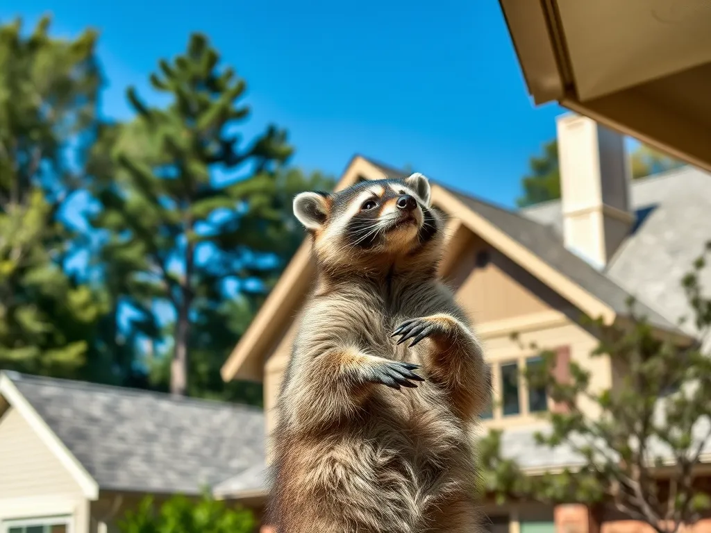 Jak kuna wchodzi na dach?