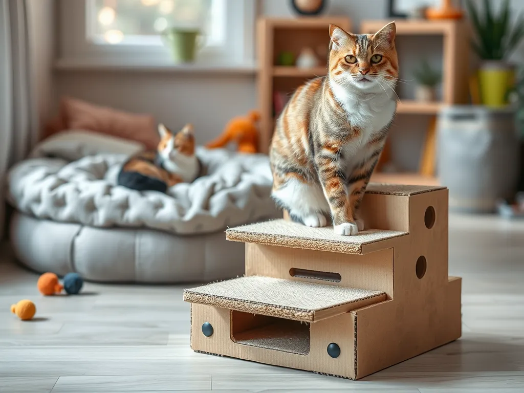 Jak zrobić drapak dla kota z kartonu?