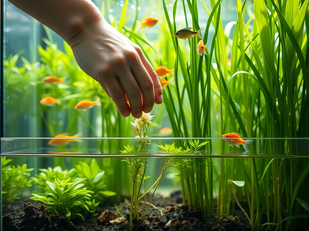 Jak sadzić rośliny w akwarium?