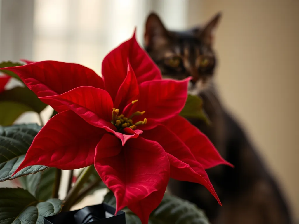 Czy kwiat gwiazda betlejemska jest trujący dla kota?
