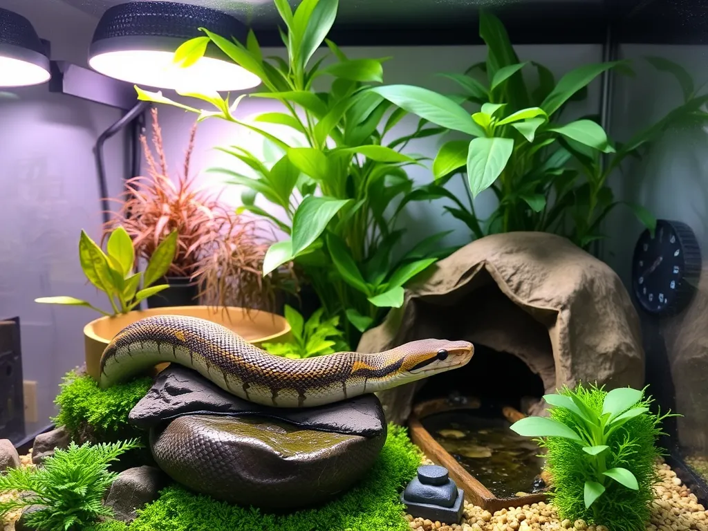 Jakie terrarium dla pytona królewskiego?