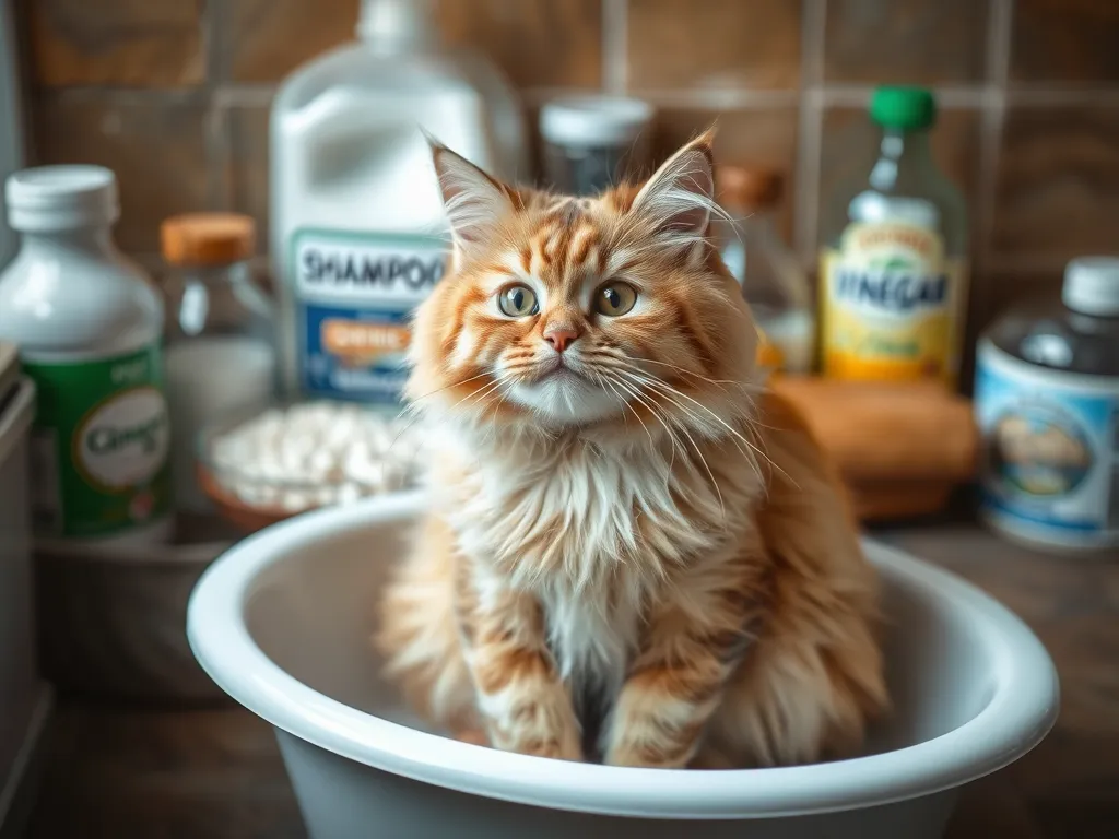 W czym wykąpać kota jak nie ma szamponu?