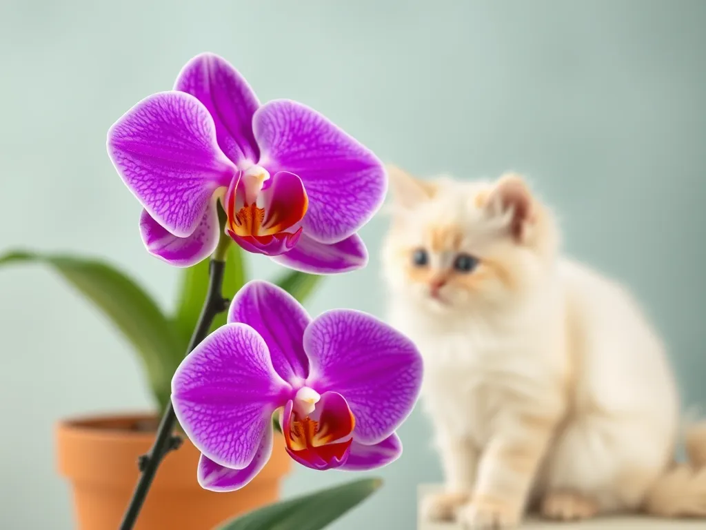 Czy storczyk jest trujący dla kota?